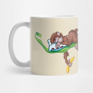 donkey sleeping vine banana Mug